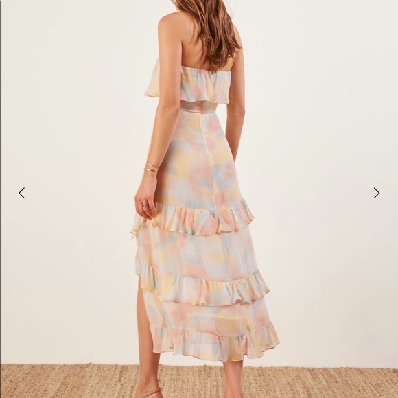 Reformation Indy Dress in Monet - Picture 4 of 4